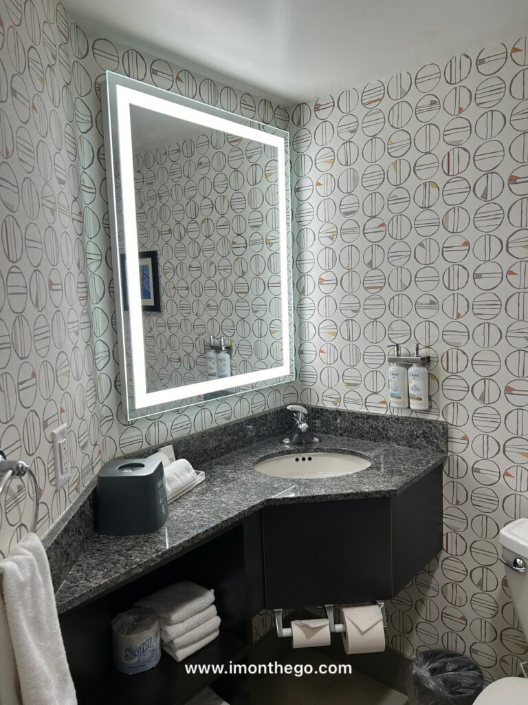 Holiday Inn Toronto Downtown Centre Review (2026): Is It Worth Staying? (Perfect Base for World Cup 2026) Clean and modern bathroom layout at Holiday Inn Toronto Downtown Centre