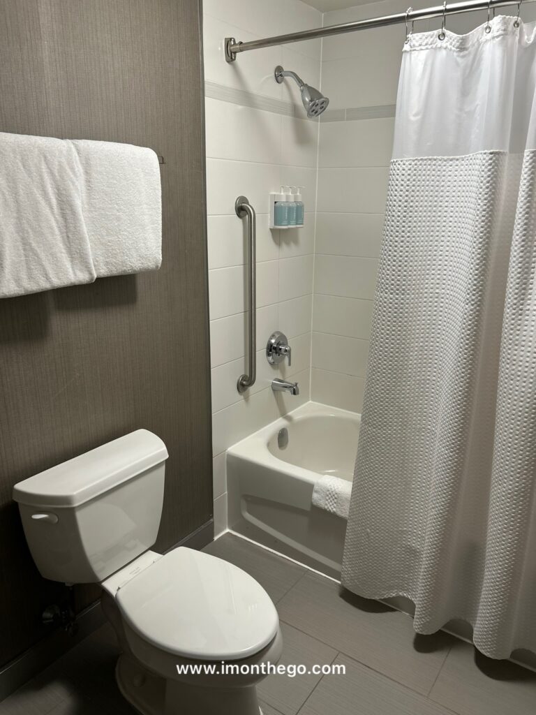 Courtyard by Marriott Toronto Downtown Review (2026): Is It Worth Staying? Bathroom at Courtyard by Marriott Toronto Downtown