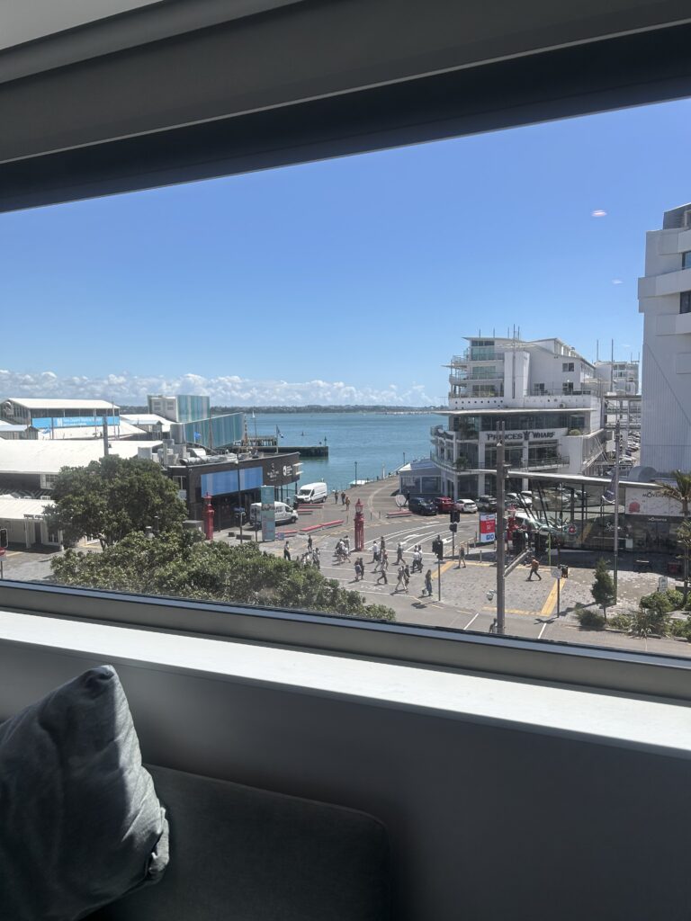 m social auckland hotel room harbour view
