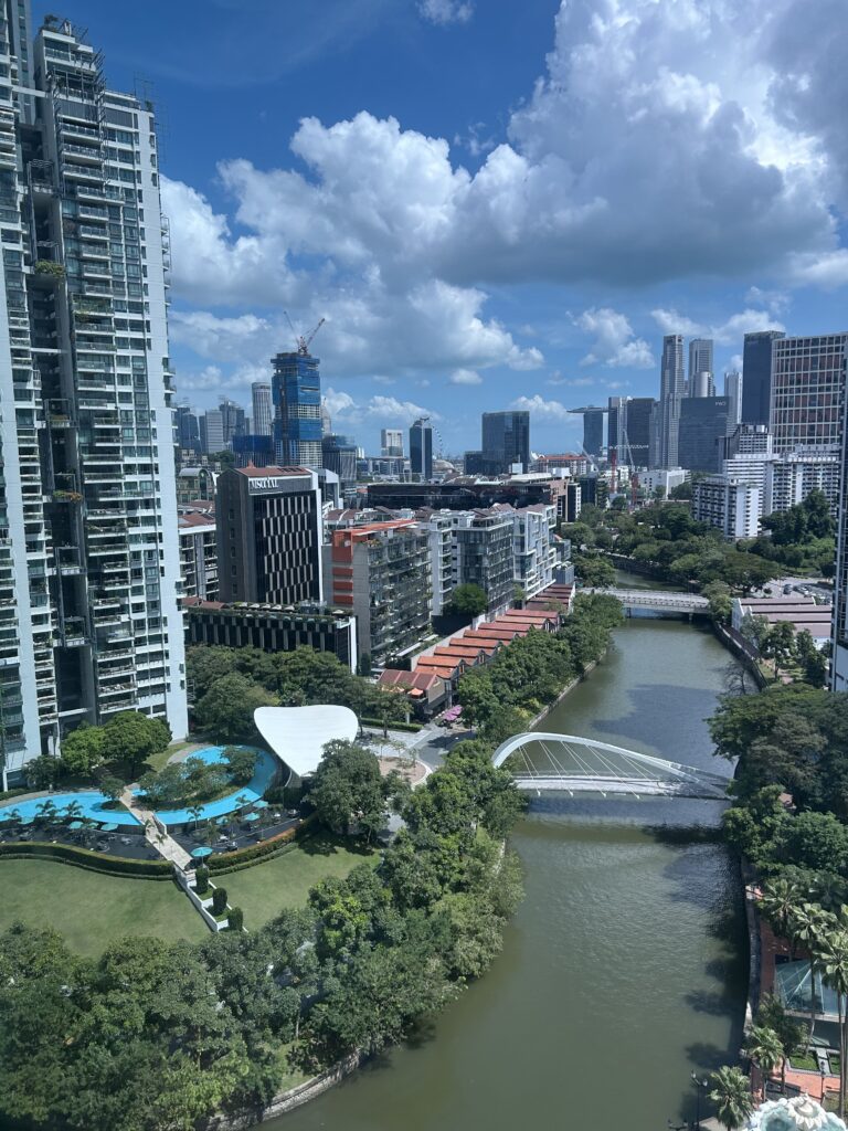 Grand Copthorne Waterfront Singapore Review: Great Value 5-Star Hotel Marina Bay Sands view from room window at Grand Copthorne Waterfront Singapore